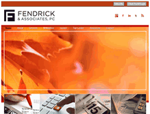 Tablet Screenshot of fendrickcpa.com